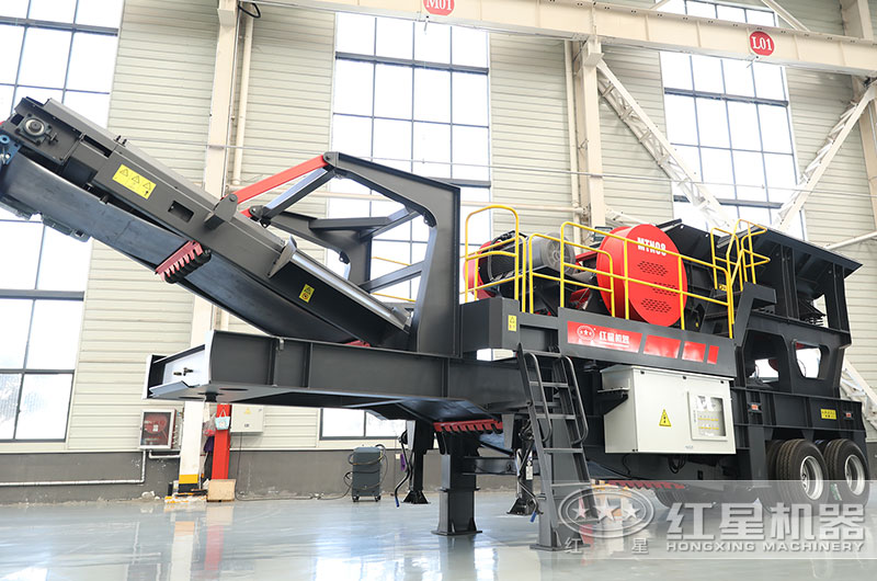 顎式移動礦石破碎機圖片